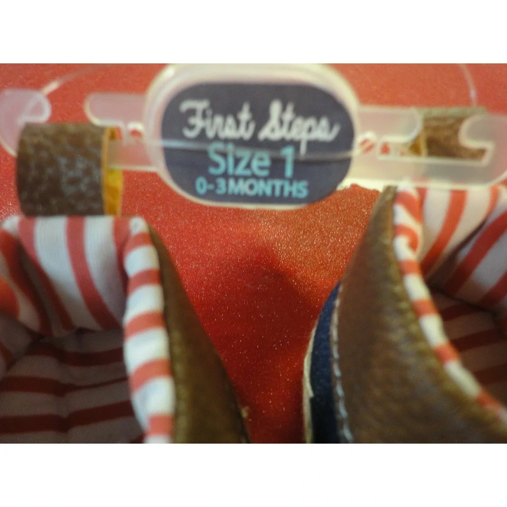First steps‎ by stepping stones baby shoes size 1 0-3 months NWT